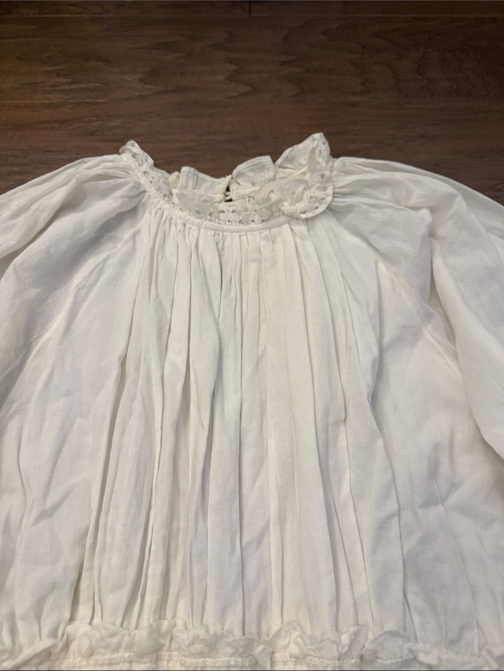NWOT Cleobella Hayden Smocked Boho Mini Dress Ivory White S - Picture 5 of 14